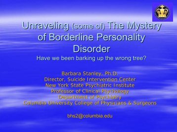 Unraveling the Mystery of Borderline Personality Disorder