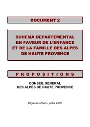 propositions - Conseil GÃ©nÃ©ral des Alpes de Haute Provence