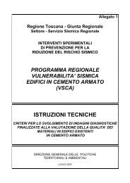 ISTRUZIONI TECNICHE - Regione Toscana