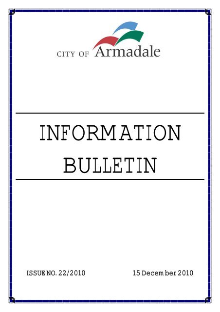 Bulletin (PDF 18.3 MB) - City of Armadale