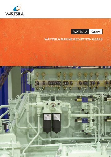 WÃƒÂ¤rsilÃƒÂ¤ Marine Reduction Gears - main technical data - WÃƒÂ¤rtsilÃƒÂ¤