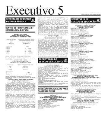 Executivo 5 TERÃƒÂ‡A-FEIRA, 01 DE SETEMBRO DE 2009 - Imprensa ...