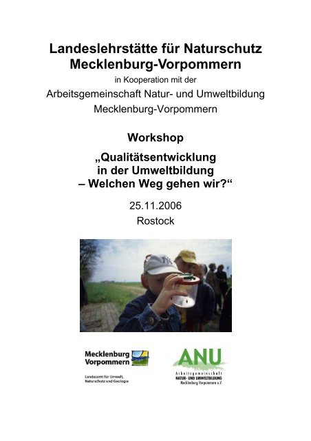Dokumentation des Workshops - und Umweltbildung