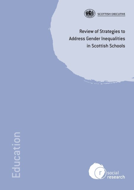 Review of Strategies to Address Gender Inequalities in Scottish ...