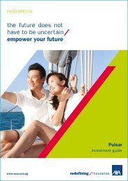 Investment Guide - AXA Life Insurance Singapore