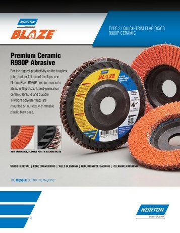 QUICK TRIM NORTON SG BLAZE R980P TYPE 27 FLAT FLAP DIScS