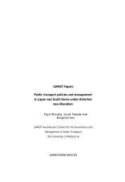 Public transport policies and management in Japan and South ...