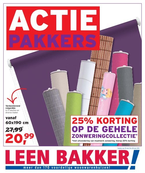 25% KORTING - Leenbakker