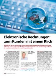 Elektronische Rechnungen: zum Kunden mit einem Klick