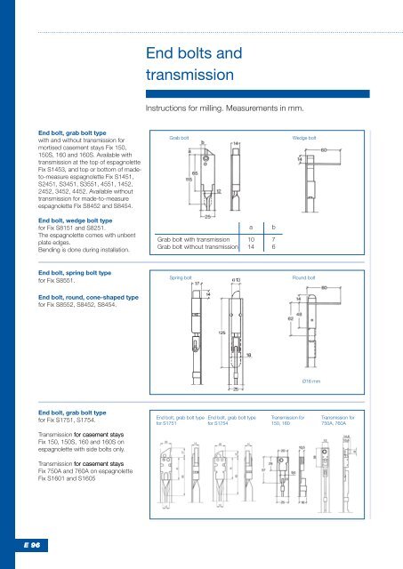 FIX Instruction for Milling - BJ Waller Limited