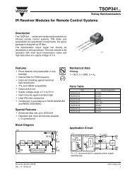 TSOP34156 datasheet - Pololu Robotics and Electronics