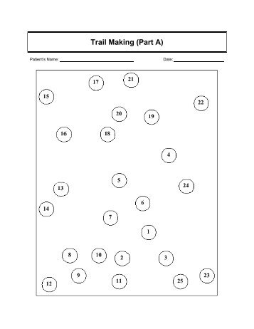 Trail Making (Part A) - Blog.hawaii.edu