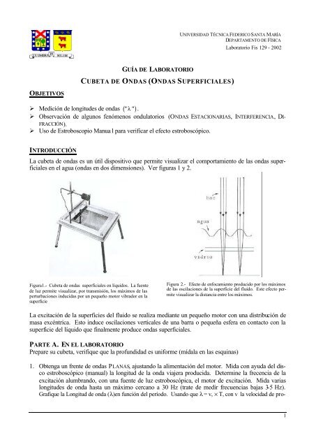 CUBETA DE ONDAS - Departamento de Física - Universidad ...