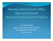 Standard Operating Procedures-Revisited- Safavi - Winship Cancer ...