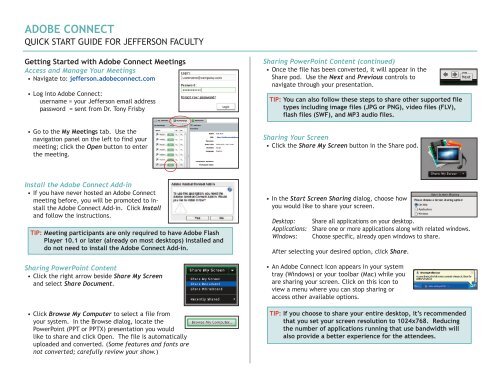 Adobe Connect Add In Adobe Connect Add In