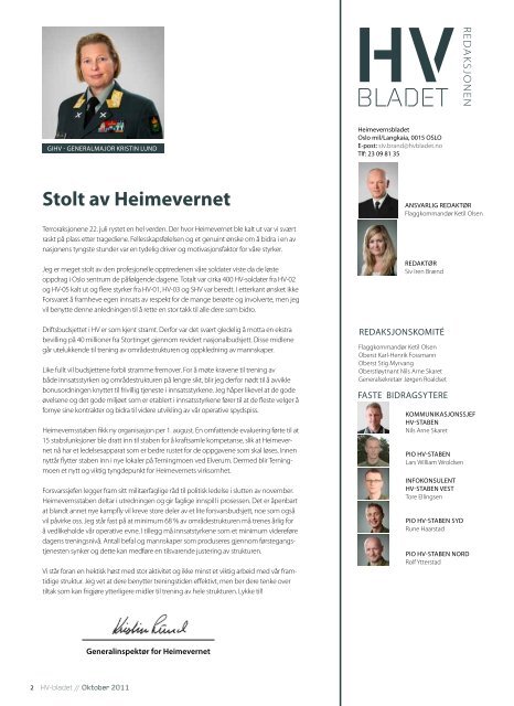 Hv-bladet 0311 - Heimevernet - Forsvaret