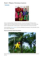 Parol - Filipino Christmas Lantern - Philippine Culture