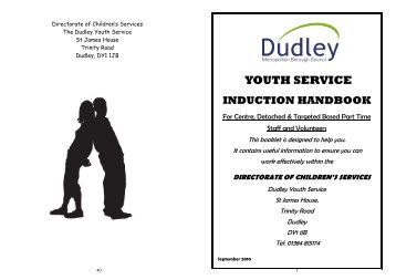 Induction & Staff Hand Book (Dudley Youth Service) - Merton ...