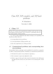 Class NP, NP-complete, and NP-hard problems