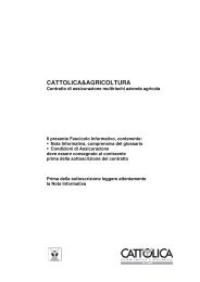 Nota informativa (pdf - 296 Kb) - Cattolica
