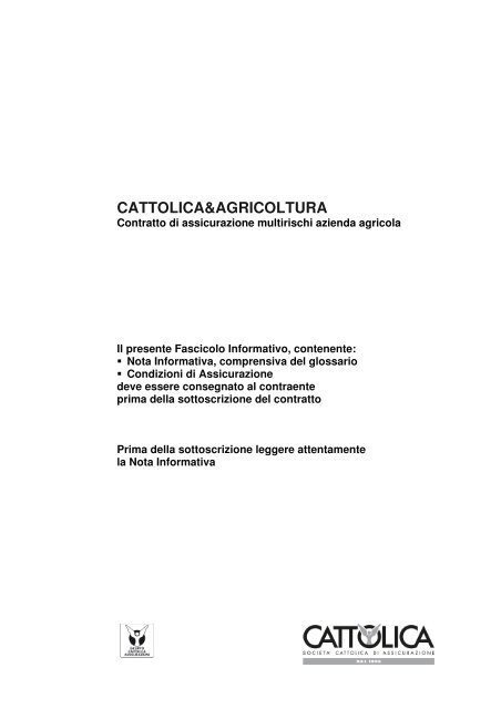 Nota informativa (pdf - 296 Kb) - Cattolica