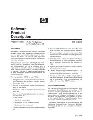 Software Product Description - OpenVMS Systems - HP