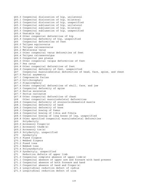 ICD-10 Table - Louisiana Tumor Registry