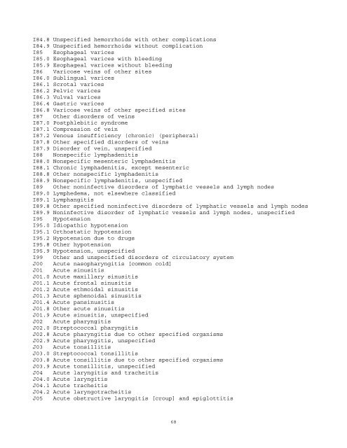 ICD-10 Table - Louisiana Tumor Registry