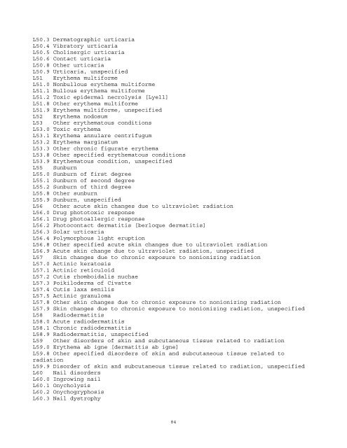 ICD-10 Table - Louisiana Tumor Registry