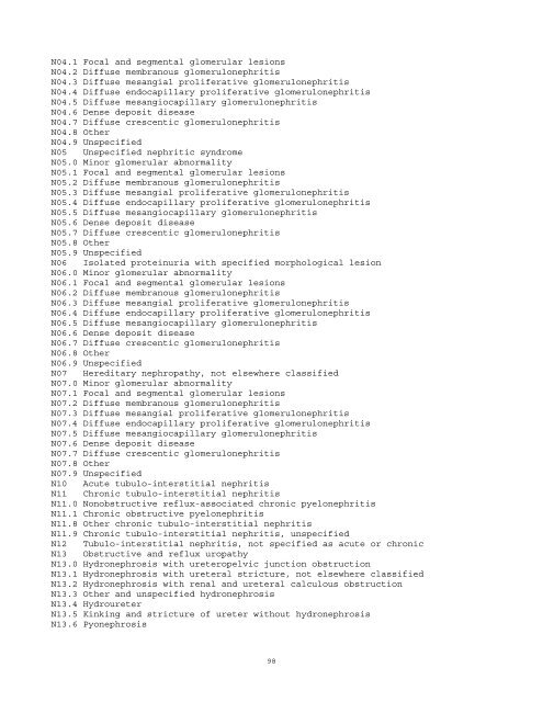 ICD-10 Table - Louisiana Tumor Registry