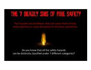 Fire hazards are conditions that can cause harm to lives and ...
