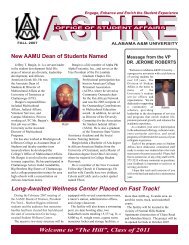 aspire - Welcome to Alabama A&M University