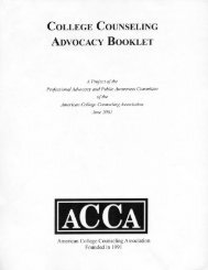 College Counseling Advocacy Booklet - Pierce College