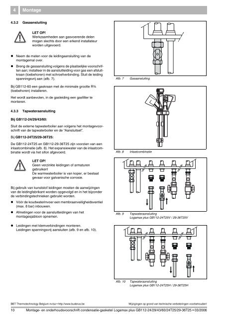 MWA Logamax plus GB112 - BE(NL)