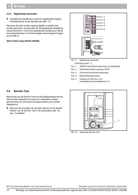 MWA Logamax plus GB112 - BE(NL)