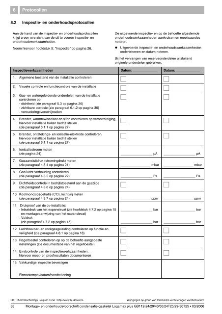 MWA Logamax plus GB112 - BE(NL)