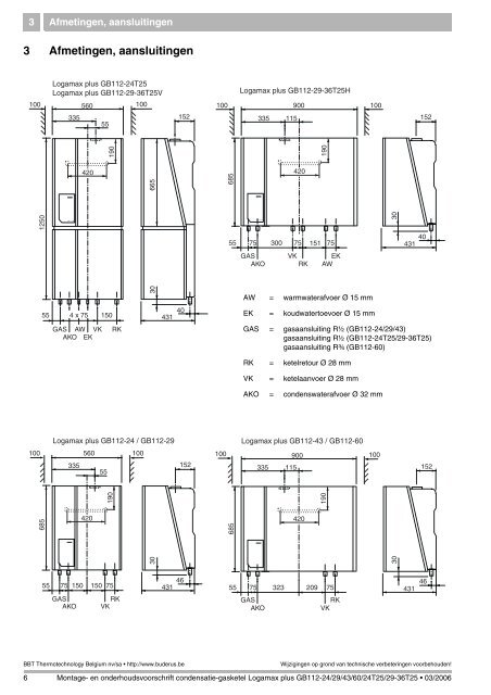 MWA Logamax plus GB112 - BE(NL)