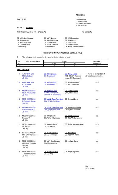 Download Document - Military Engineer Services