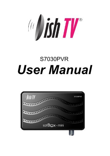 User Manual - Dish TV Technologies