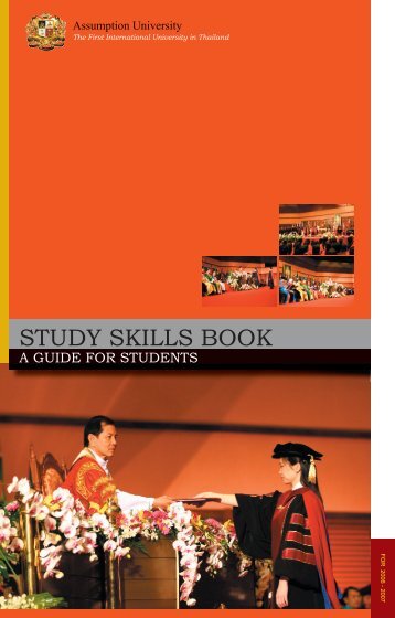 STUDY SKILLS BOOK - Assumption University