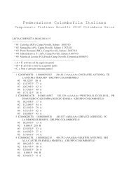 Federazione Colombofila Italiana