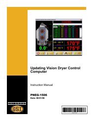 Updating Vision Dryer Control Computer - GRAIN SYSTEMS INC.