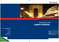 Schenker India Logistics Solutions - DB Schenker in India