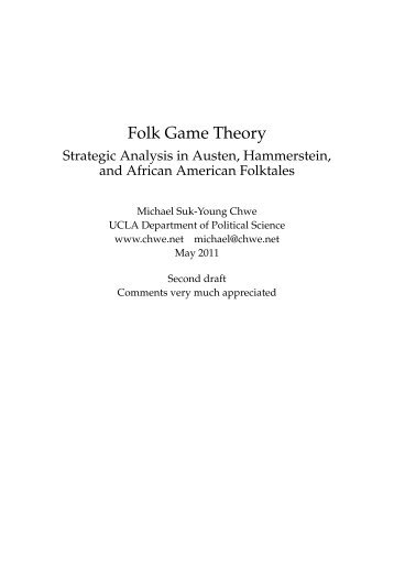 Folk Game Theory