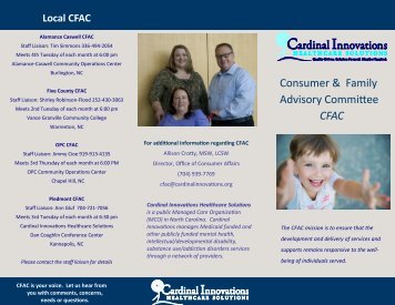 CFAC - Cardinal Innovations Healthcare Solutions