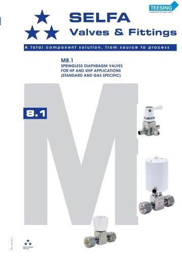 Selfa Valves Fittings M8.1 - Teesing