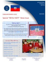 Haiti Supplement - International School of Boston
