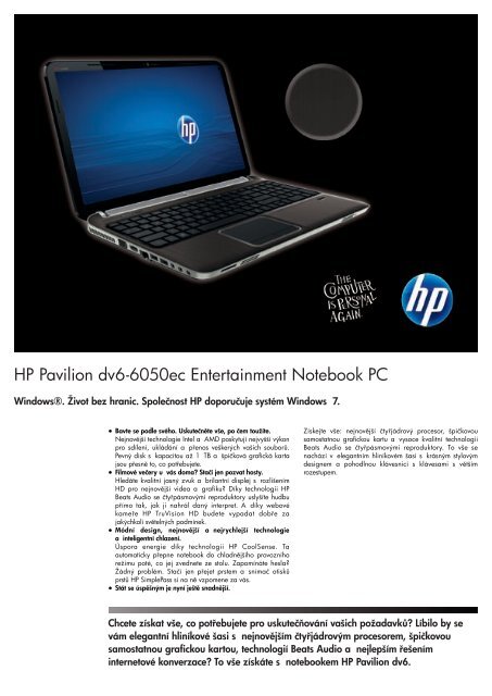 HP Pavilion dv6-6050ec.pdf - HPmarket.cz