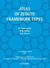 AtlAs of Zeolite frAmework types - IZA Structure Commission