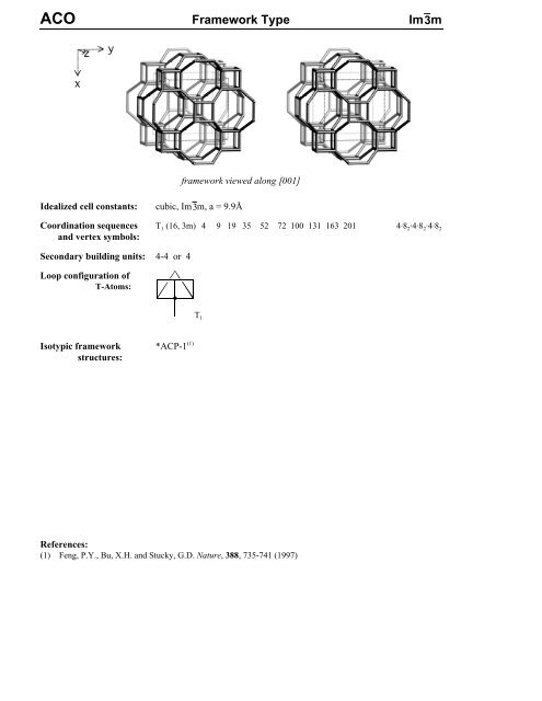 ACO Framework Type Im3m